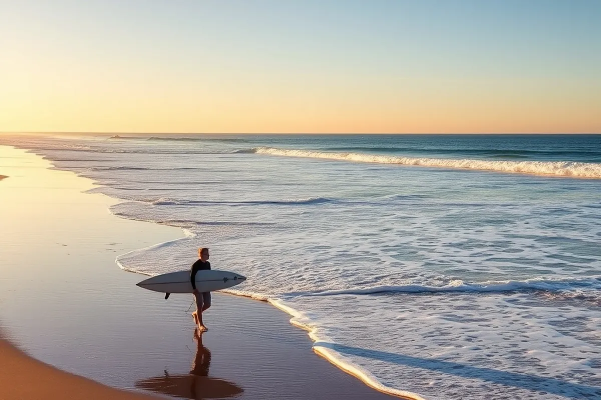 Zicatela is a surf beach first; swimmers should stay in the sheltered coves.