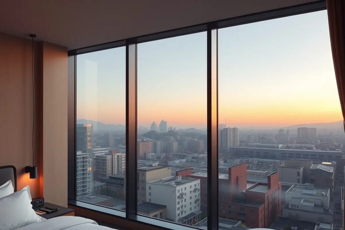 A room with a window that opens matters more than the view in Seoul.